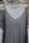 Marc Le Bihan Double Layer Slip Dress France MLB-2184-HEIBAI Black and White